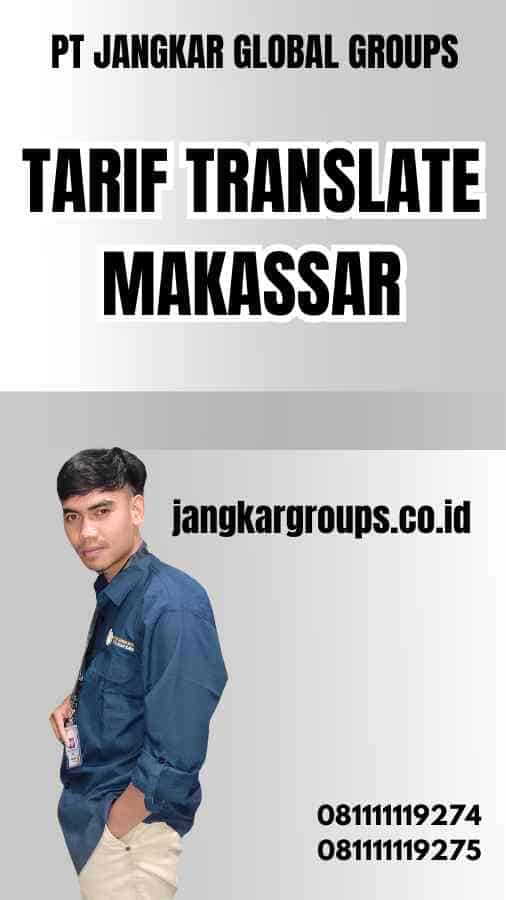 Tarif Translate Makassar