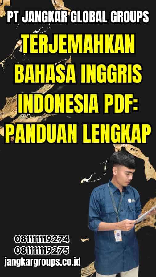 Terjemahkan Bahasa Inggris Indonesia PDF Panduan Lengkap
