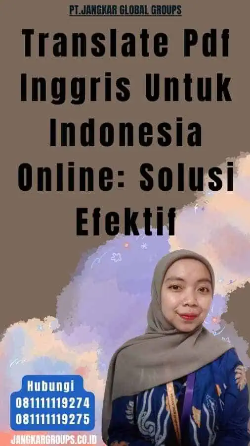 Translate Pdf Inggris Untuk Indonesia Online Solusi Efektif