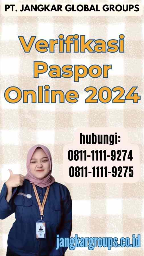 Verifikasi Paspor Online 2024