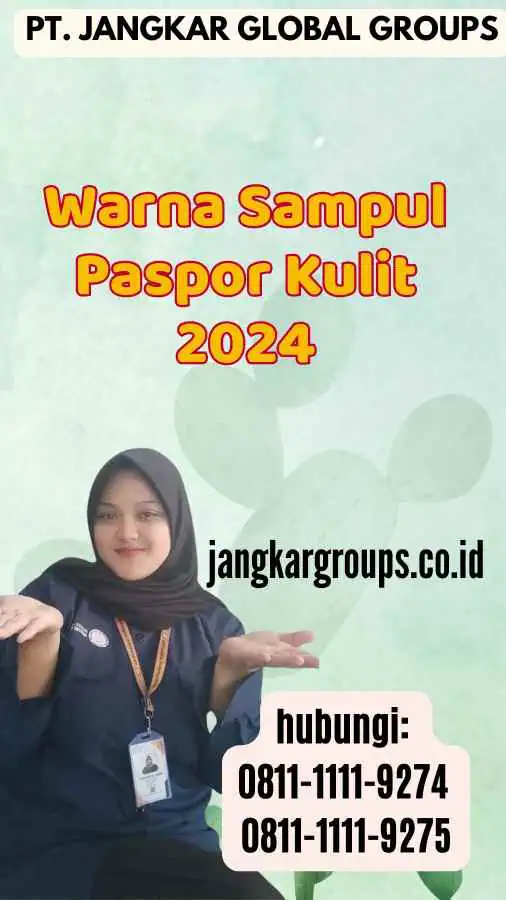 Warna Sampul Paspor Kulit 2024