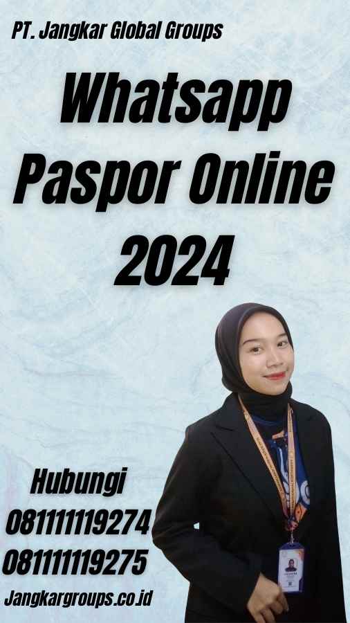 Whatsapp Paspor Online 2024