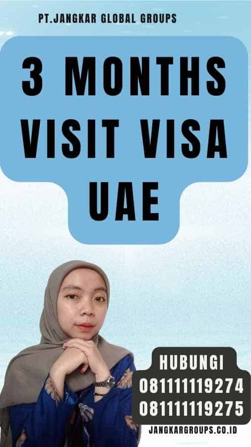 3 Months Visit Visa UAE