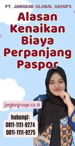 Alasan Kenaikan Biaya Perpanjang Paspor