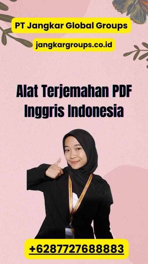 Alat Terjemahan PDF Inggris Indonesia