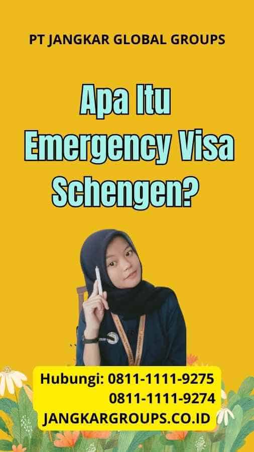 Apa Itu Emergency Visa Schengen