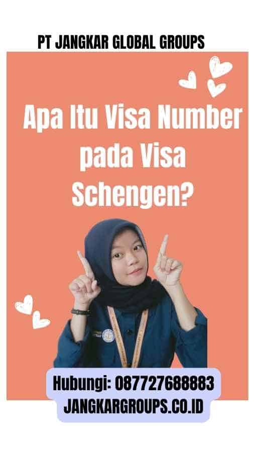 Apa Itu Visa Number pada Visa Schengen