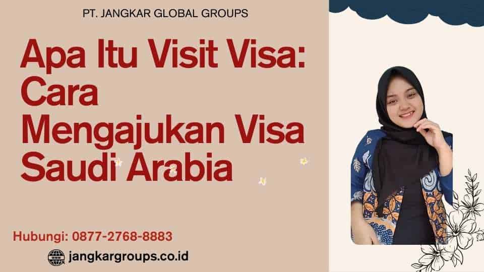 Apa Itu Visit Visa Cara Mengajukan Visa Saudi Arabia
