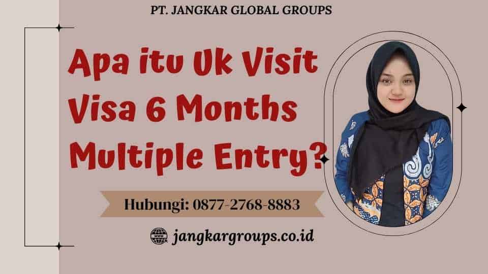 Apa itu Uk Visit Visa 6 Months Multiple Entry