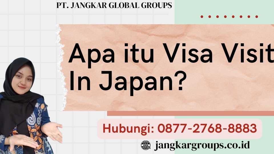 Apa itu Visa Visit In Japan