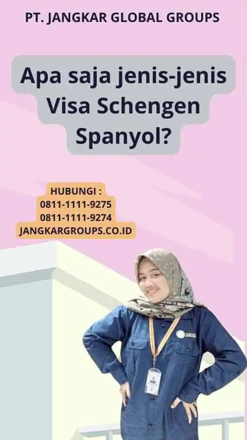 Apa saja jenis-jenis Visa Schengen Spanyol?