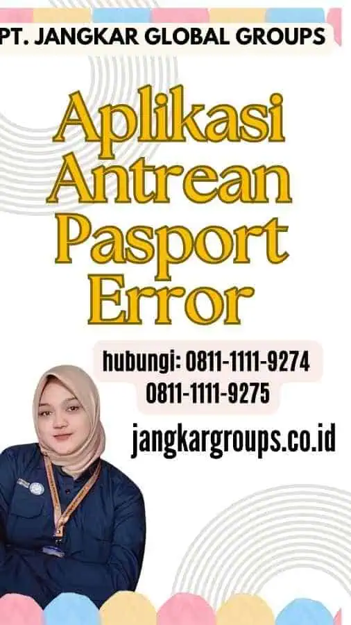 Aplikasi Antrean Pasport Error