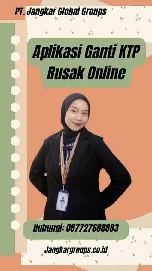 Aplikasi Ganti KTP Rusak Online