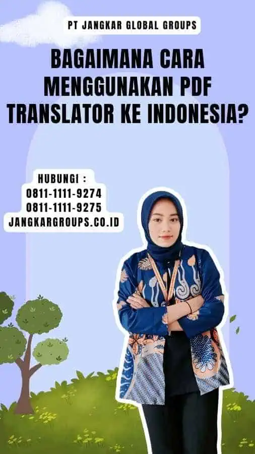 Bagaimana Cara Menggunakan Pdf Translator ke Indonesia