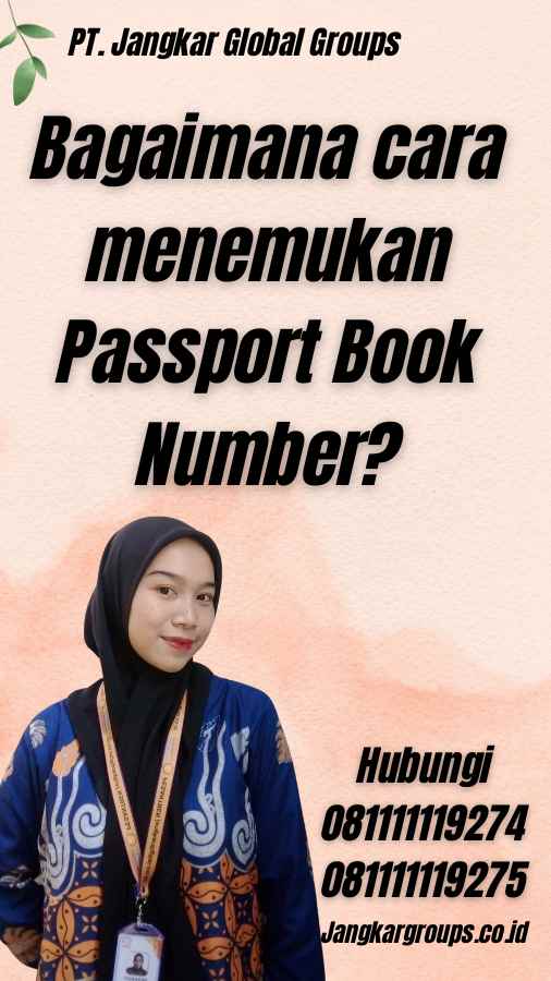 Bagaimana cara menemukan Passport Book Number?