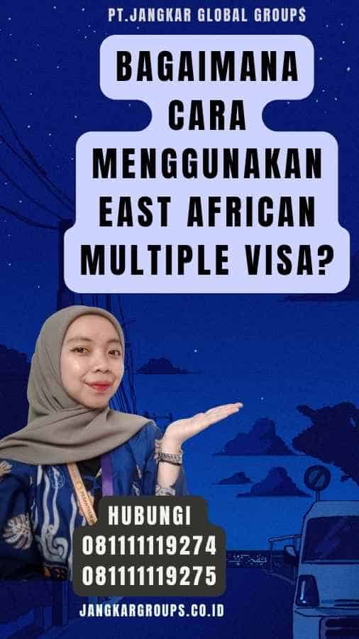 Bagaimana cara menggunakan East African Multiple Visa