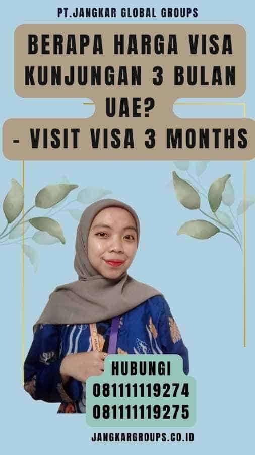 Berapa Harga Visa Kunjungan 3 Bulan UAE - Visit Visa 3 Months