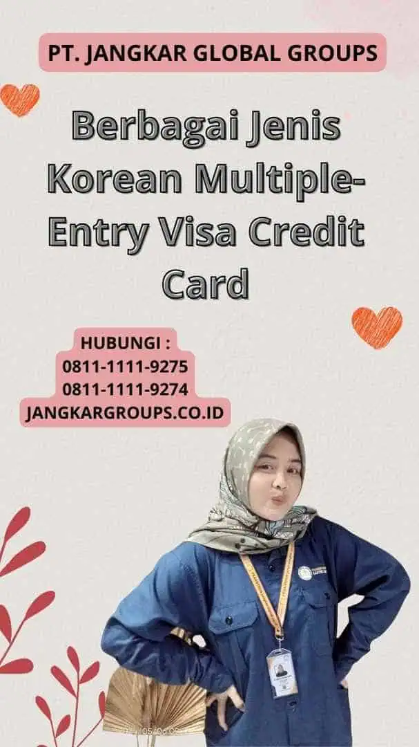 Berbagai Jenis Korean Multiple-Entry Visa Credit Card