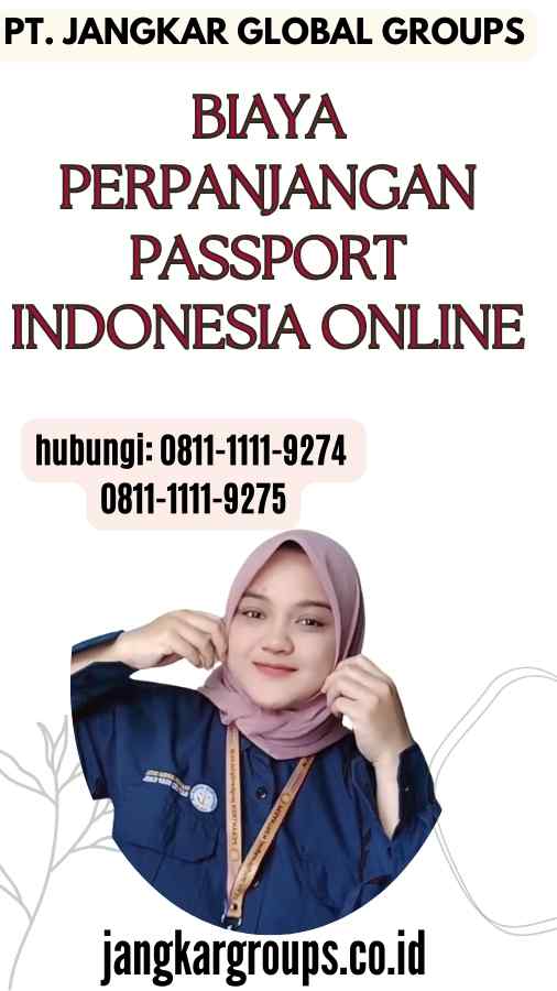 Biaya Perpanjangan Passport Indonesia Online