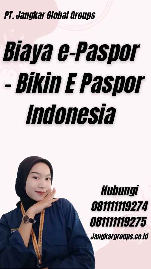 Biaya e-Paspor - Bikin E Paspor Indonesia