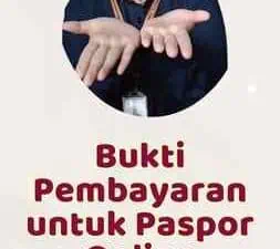 Bukti Pembayaran untuk Paspor Online