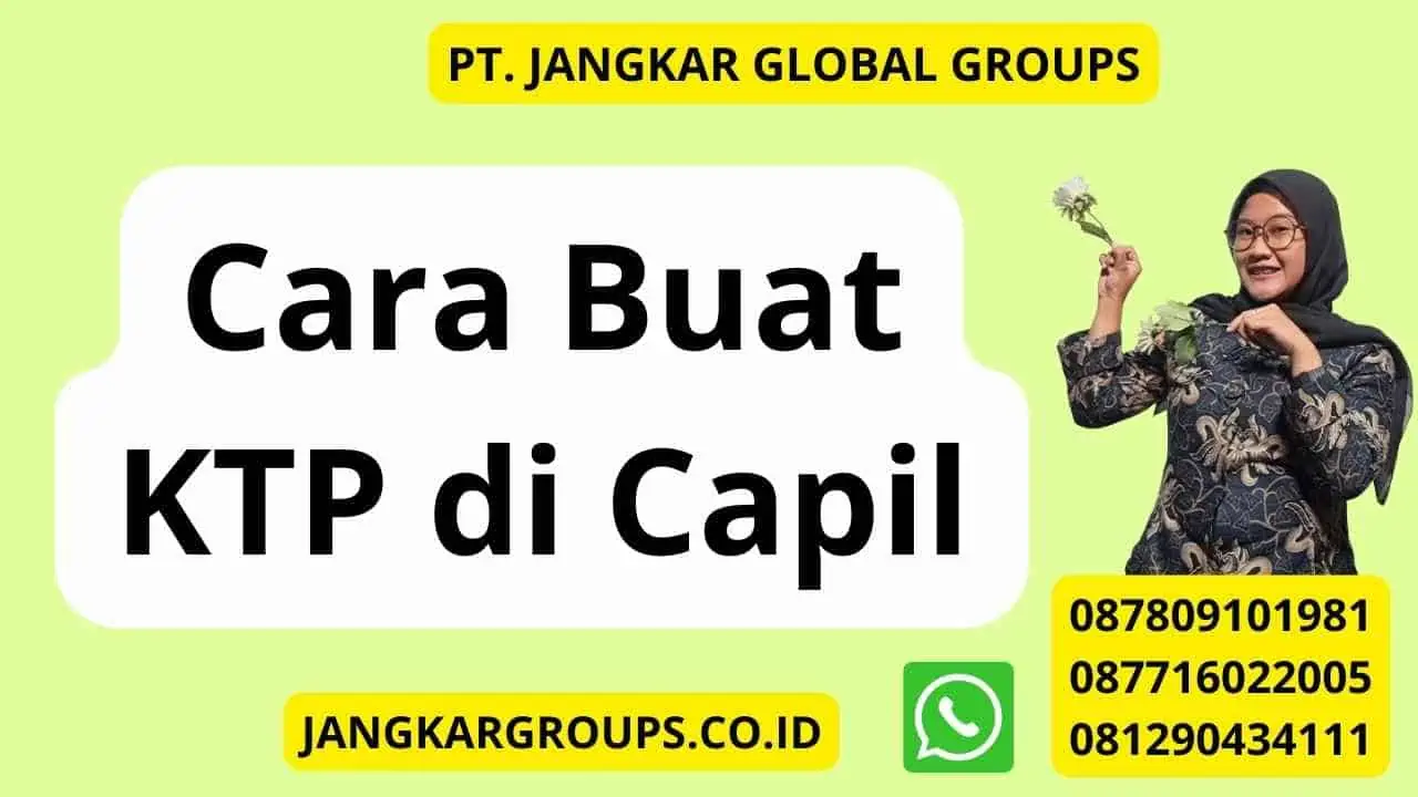 Cara Buat KTP di Capil