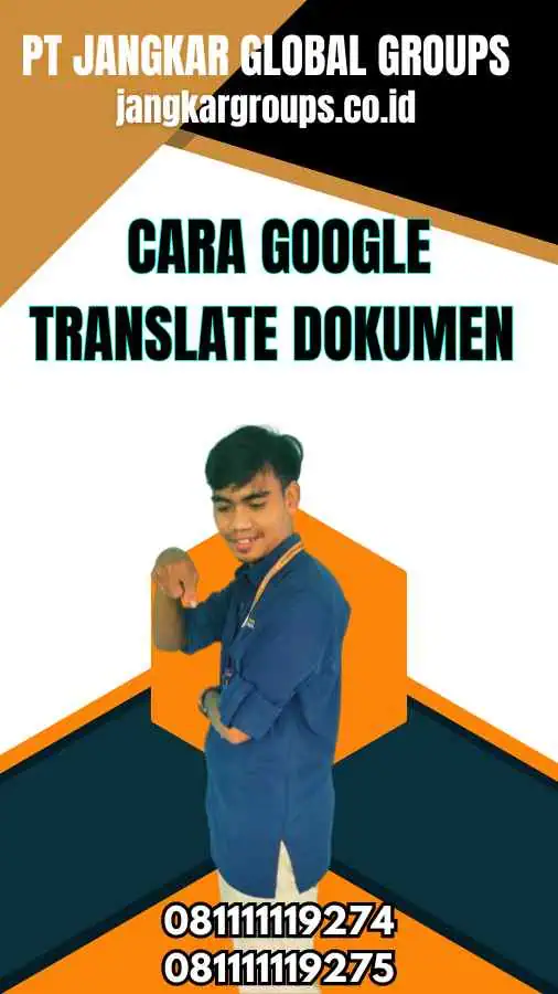 Cara Google Translate Dokumen