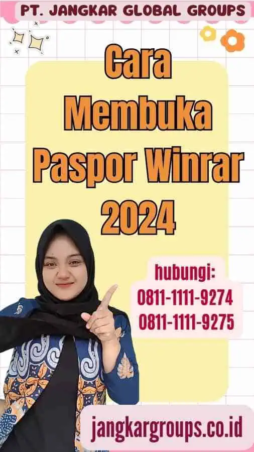 Cara Membuka Paspor Winrar 2024