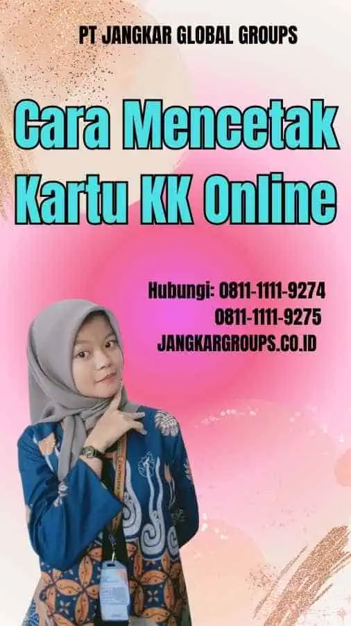 Cara Mencetak Kartu KK Online