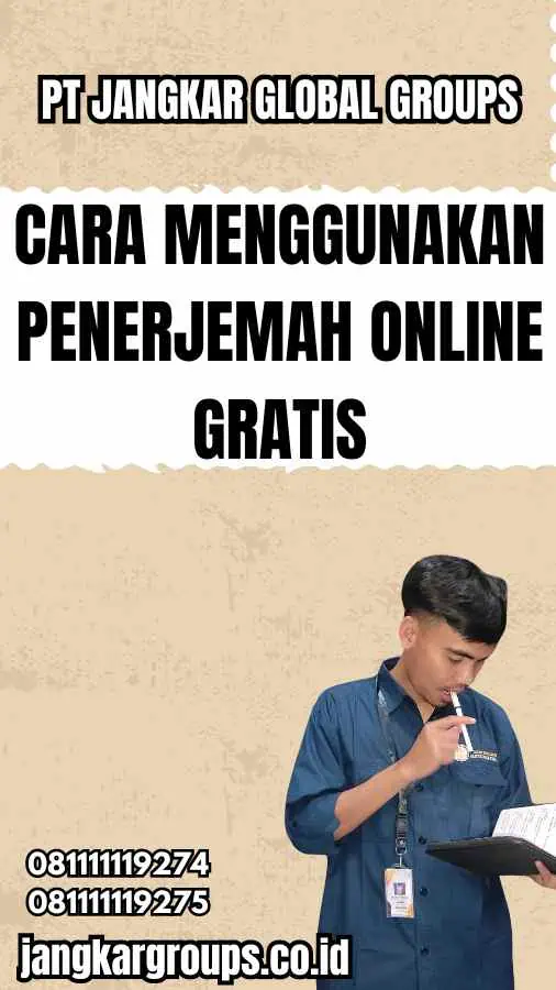 Cara Menggunakan Penerjemah Online Gratis