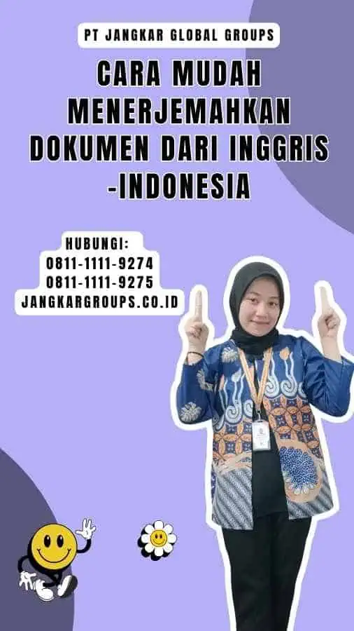 Cara Mudah Menerjemahkan Dokumen dari Inggris-Indonesia