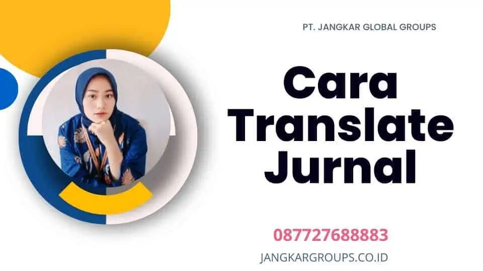 Cara Translate Jurnal