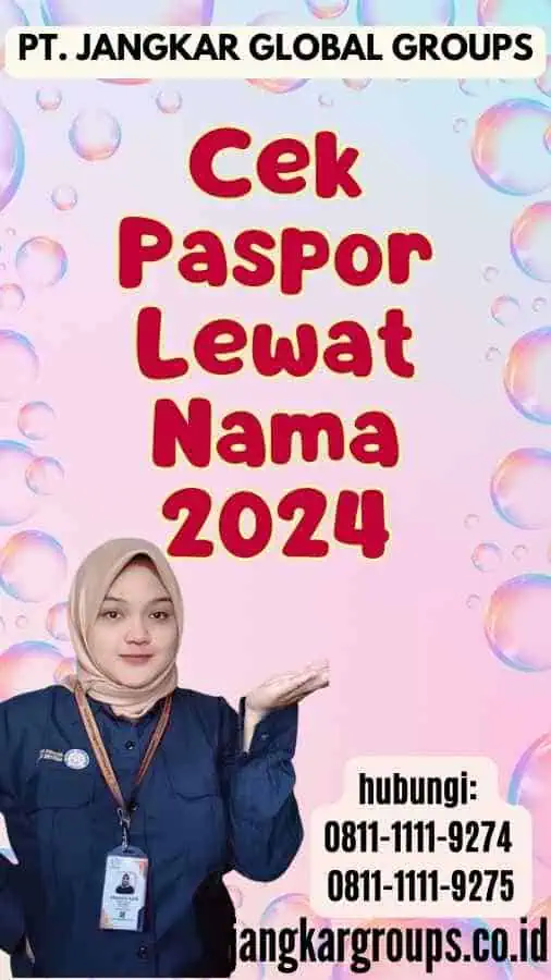 Cek Paspor Lewat Nama 2024