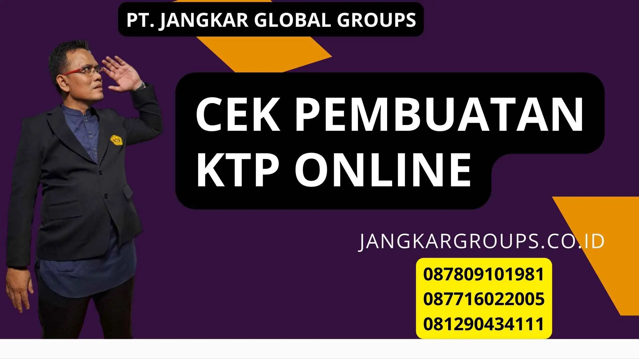 Cek Pembuatan KTP Online