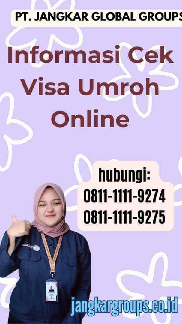 Cek Visa Umroh Online