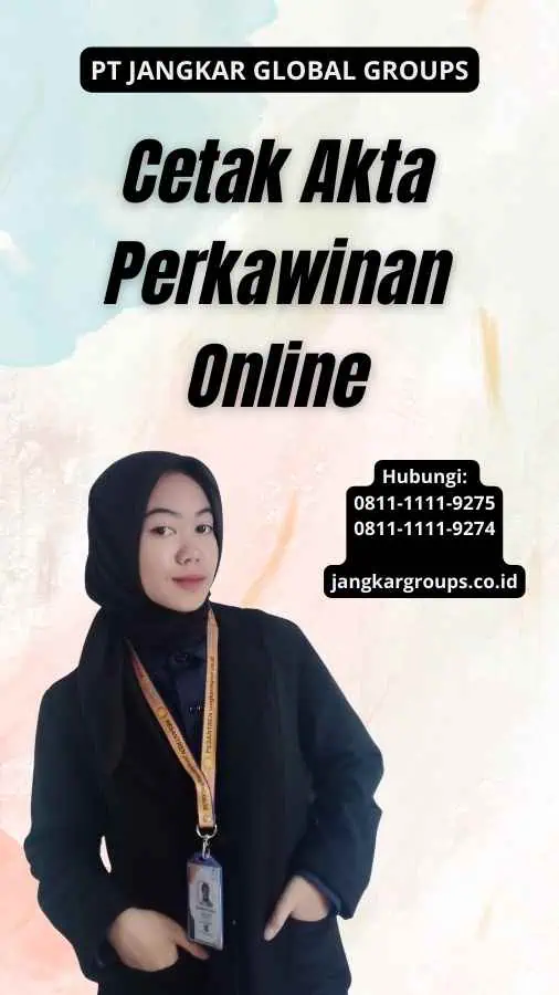 Cetak Akta Perkawinan Online