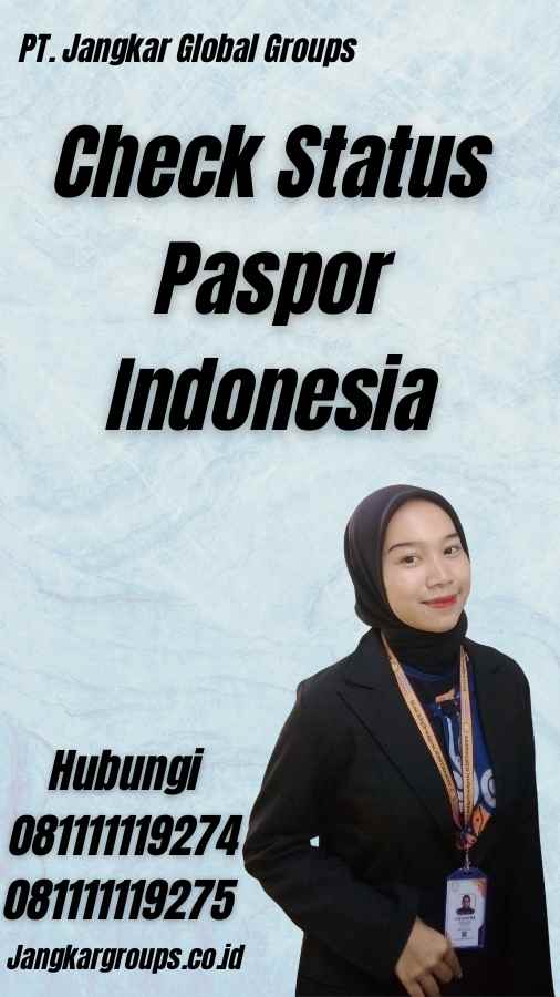 Check Status Paspor Indonesia