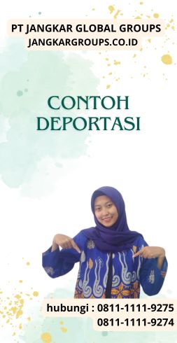 Contoh Deportasi