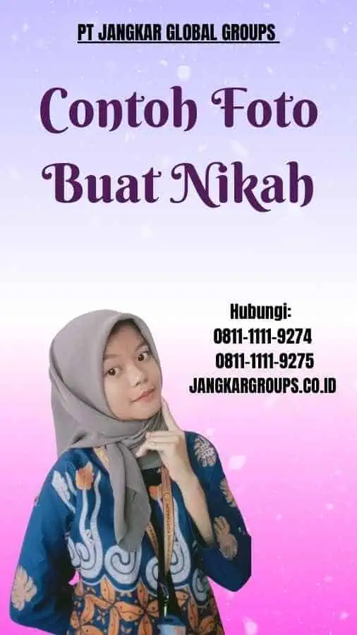 Contoh Foto Buat Nikah