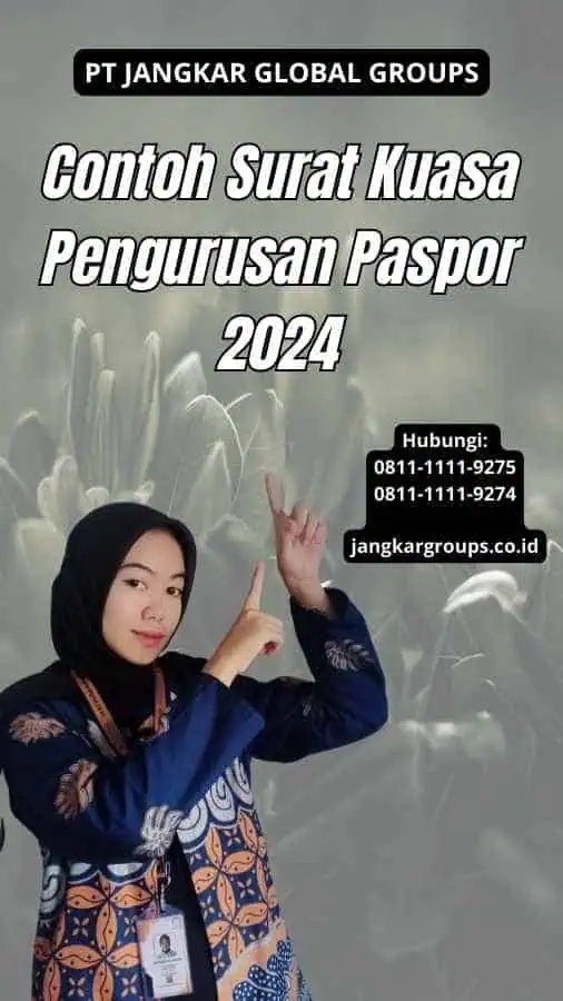 Contoh Surat Kuasa Pengurusan Paspor 2024