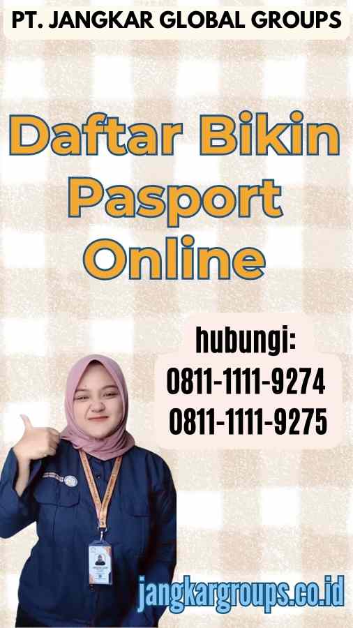 Daftar Bikin Pasport Online