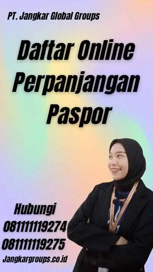 Daftar Online Perpanjangan Paspor