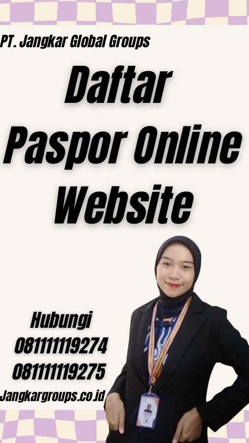 Daftar Paspor Online Website