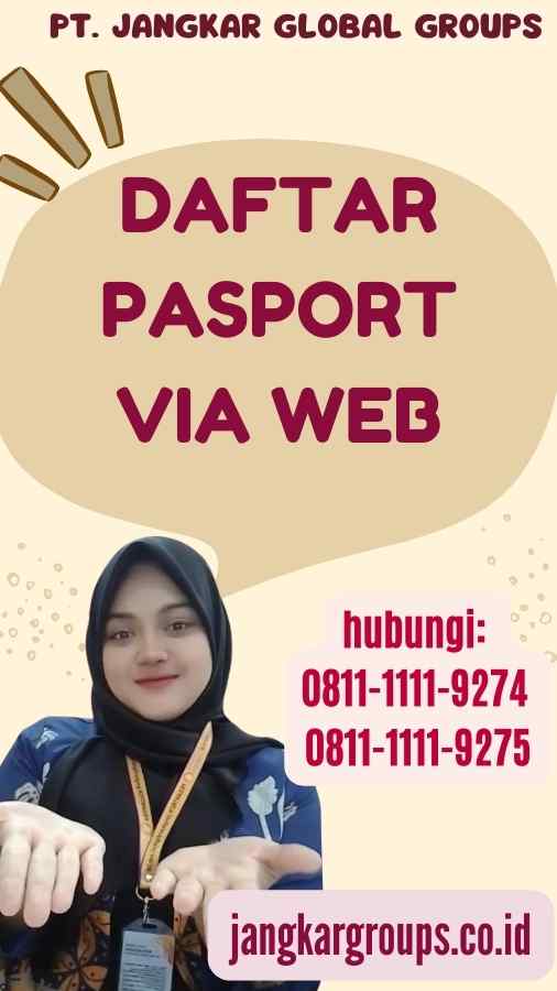 Daftar Pasport Via Web