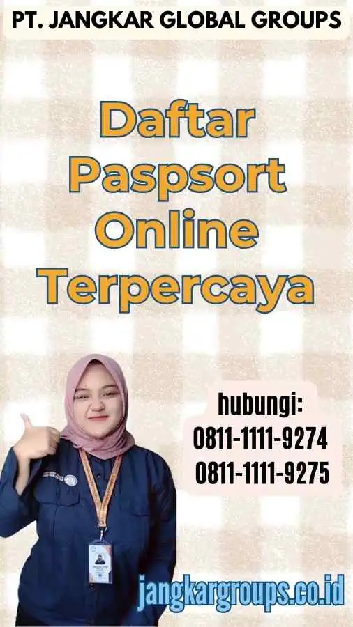 Daftar Paspsort Online Terpercaya