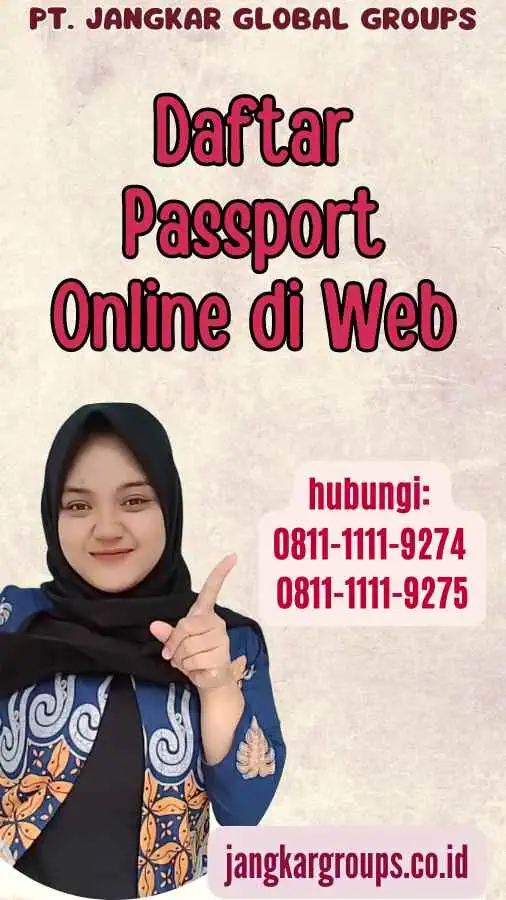 Daftar Passport Online di Web