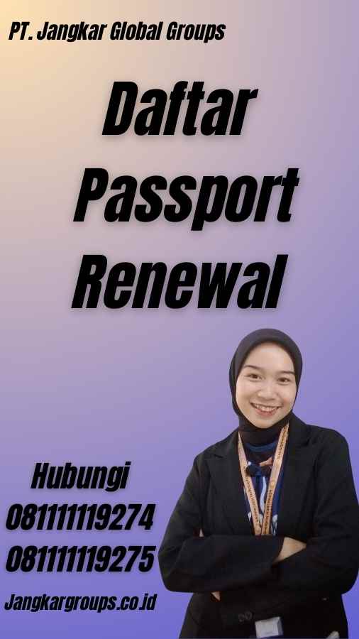 Daftar Passport Renewal