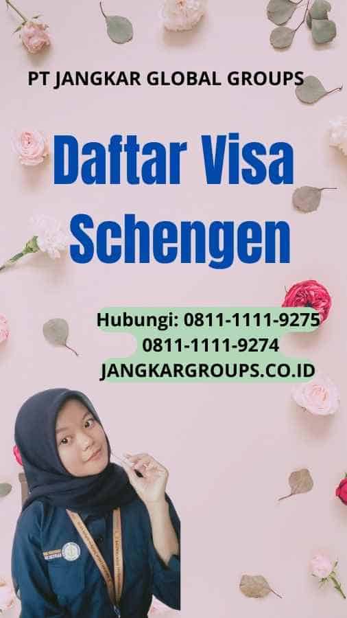 Daftar Visa Schengen