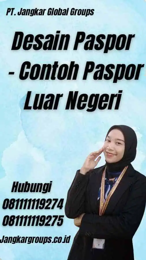 Desain Paspor - Contoh Paspor Luar Negeri