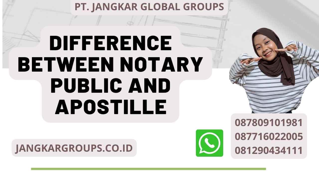 Difference Between Notary Public And Apostille